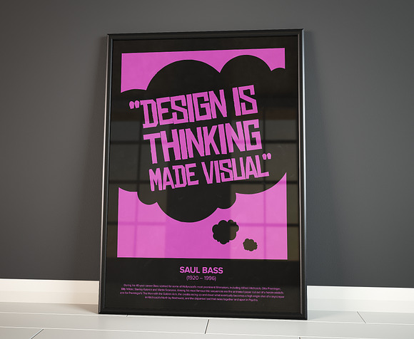 REALISTIC POSTER FRAME MOCKUPS in Print Mockups - product preview 1