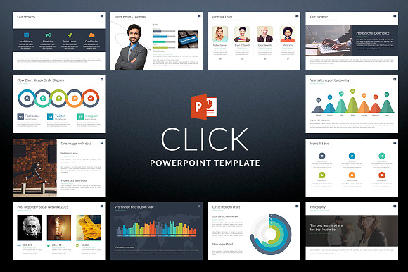 Click | Powerpoint Template in PowerPoint Templates - product preview 7