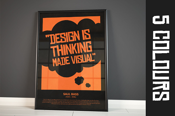 Saul Bass Quote Posters A1 in Illustrations - product preview 2