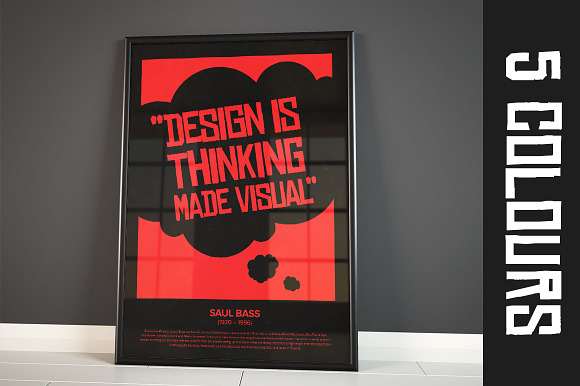 Saul Bass Quote Posters A1 in Illustrations - product preview 3