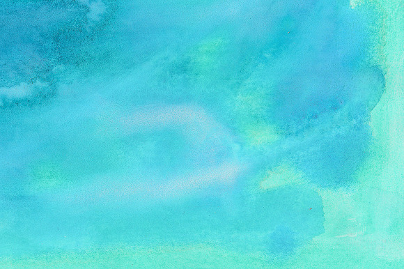 True Watercolor. Turquoise. in Textures - product preview 2