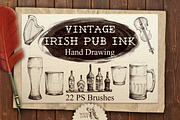 Irish Pub Ink Vintage PS Brushes