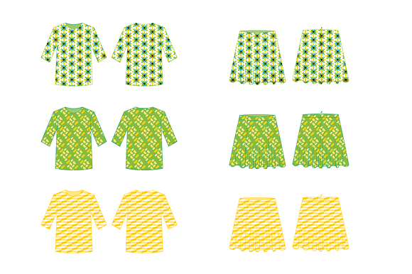 Summer Fabric Patterns in Photoshop Brushes - product preview 3