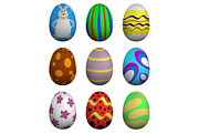 Easter Eggs Set