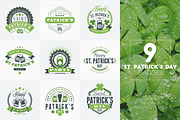 Set of St. Patrick's Badges