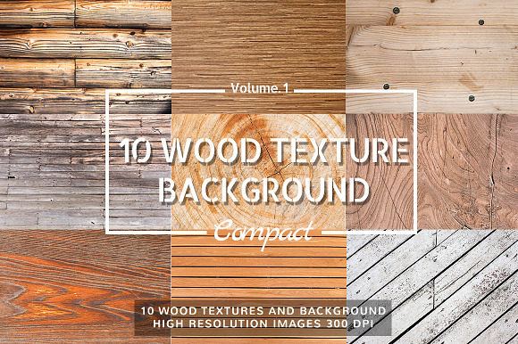 10 Wood Textures Compact Set Vol.1 in Textures - product preview 1