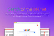 Search on the Internet Web Page