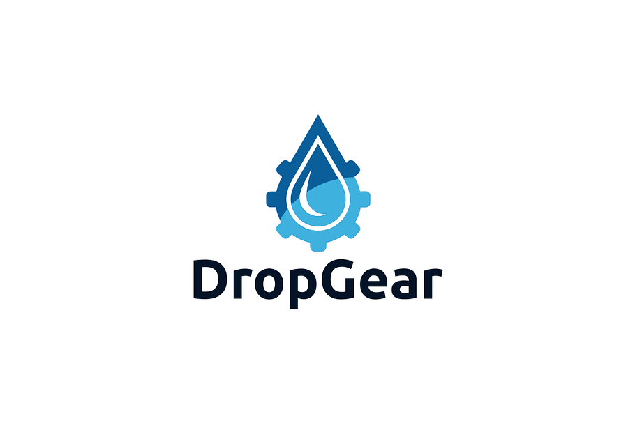 Drop Gear in Logo Templates - product preview 8
