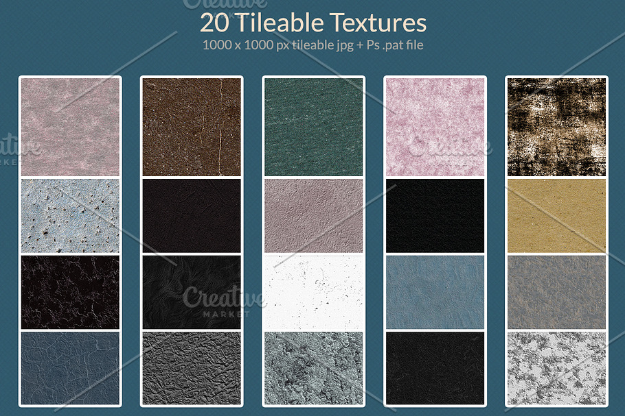20 Tileable textures in Textures - product preview 8