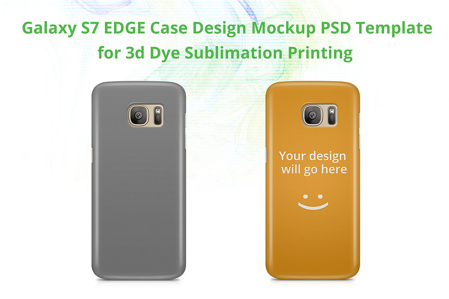Galaxy S7 Edge 3d IMD Case Mock-up