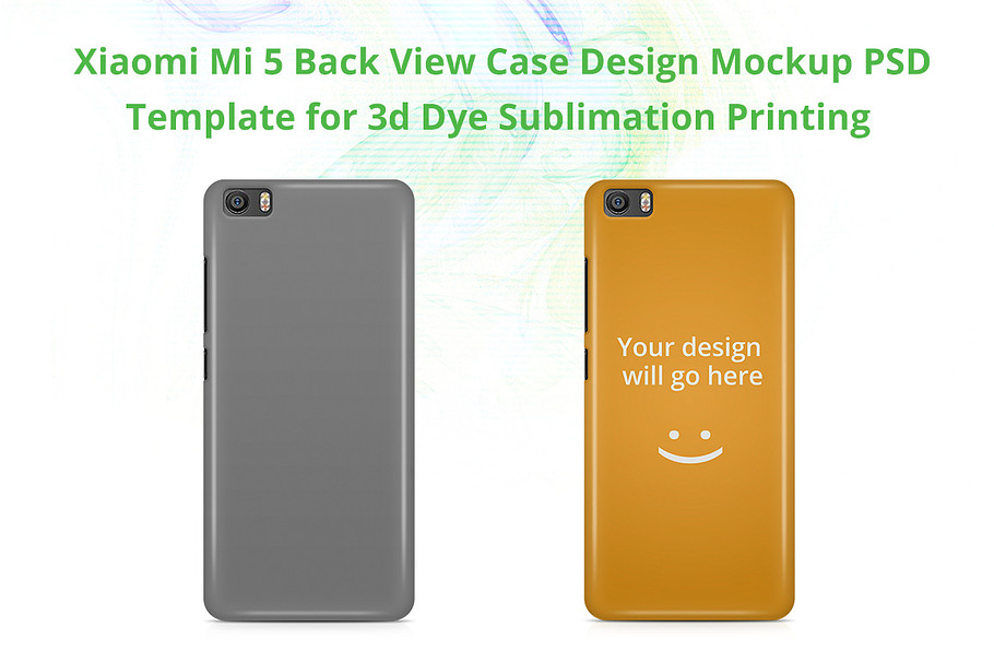 Xiaomi Mi 5 3d IMD Case Mock-up
