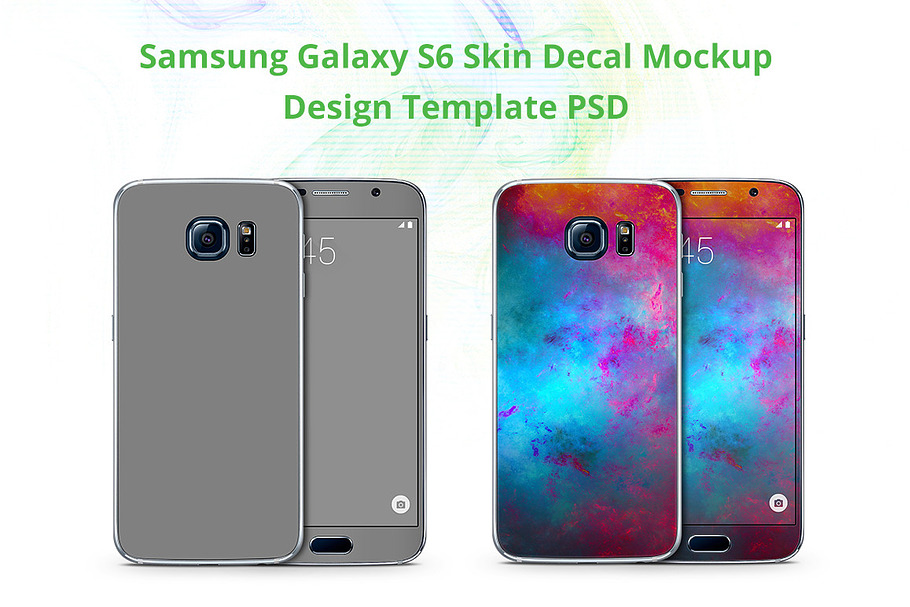 Samsung Galaxy S6 Skin Mock-up 