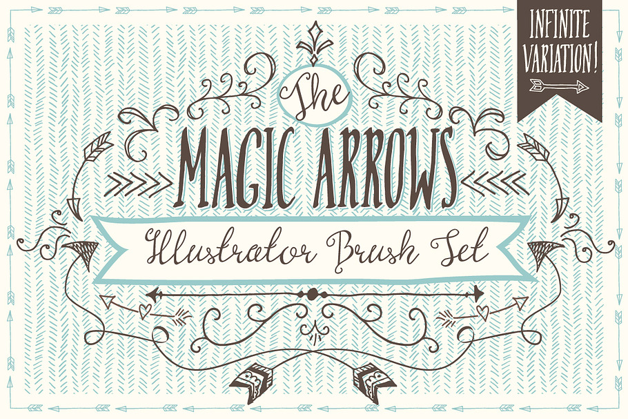 Magic Arrow Brushes (Illustrator) in Photoshop Brushes - product preview 8