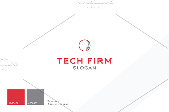 TechFirm Logo - Editable  in Logo Templates - product preview 2