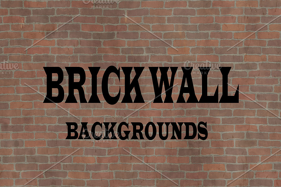 Brick wall backgrounds in Graphics - product preview 8