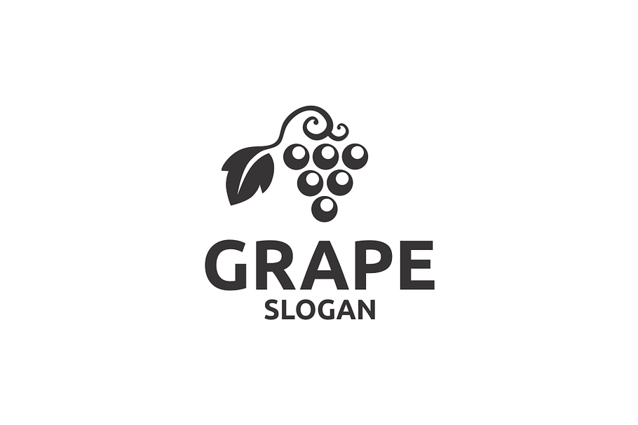 Grape in Logo Templates - product preview 8