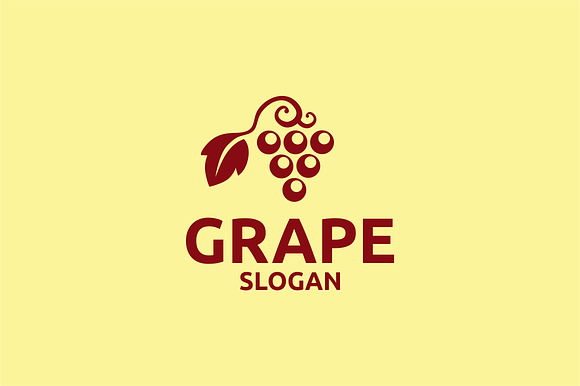 Grape in Logo Templates - product preview 1