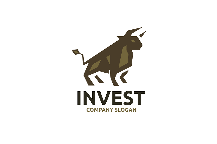 Invest Bull in Logo Templates - product preview 8