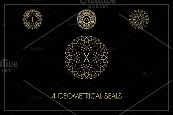 8 Luxury vector seals in Logo Templates - product preview 1