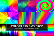 Colors PSD Backdrop