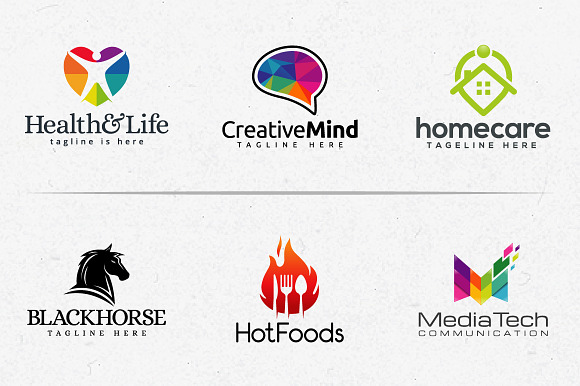 18 Creative Logos Bundle Vol-1 in Logo Templates - product preview 2