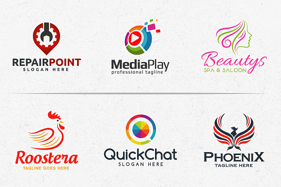 18 Creative Logos Bundle Vol-1 in Logo Templates - product preview 3