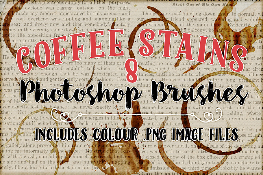 Coffee Stains Photoshop Brushes in Photoshop Brushes - product preview 8