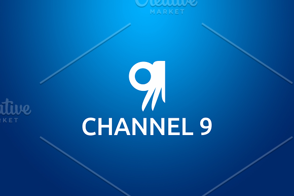 Channel 9 in Logo Templates - product preview 2