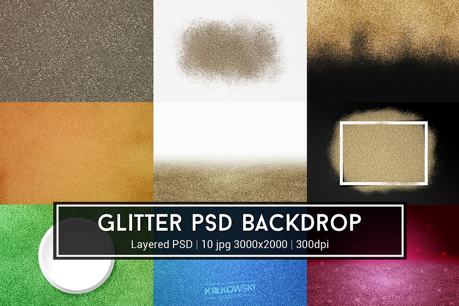 Glitter PSD Backdrop in Textures - product preview 8