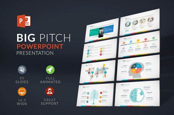 Big Pitch | Powerpoint Presentation in PowerPoint Templates - product preview 3