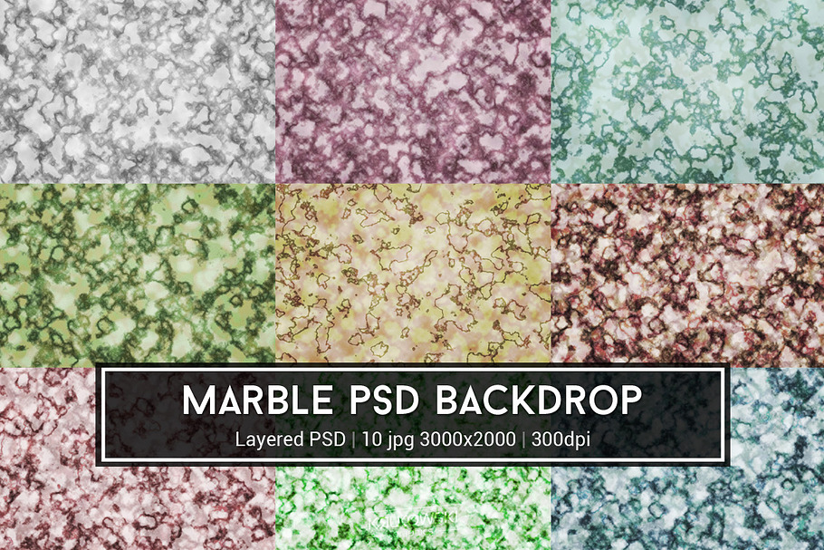 Marble PSD Backdrop in Textures - product preview 8