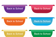back to school tag, vector