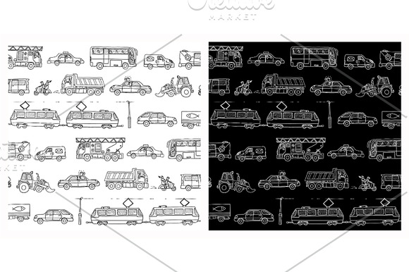 Traffic set. EPS & JPG in Illustrations - product preview 2