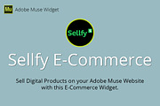 Sellfy E-Commerce Adobe Muse Widget