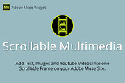 Scrollable Multimedia Muse Widget