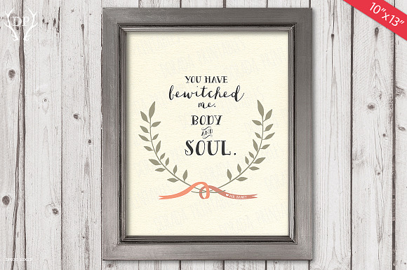 Love quote print art MrDarcy in Illustrations - product preview 1