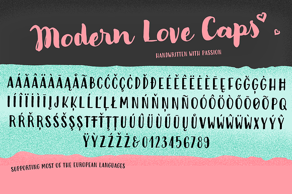 Modern Love in Love Fonts - product preview 2