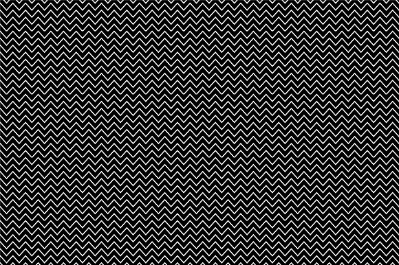 Collection of seamless patterns. B&W in Patterns - product preview 5