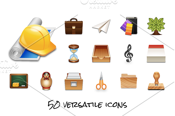 Versatile Desktop Icons + Bonus in Graphics - product preview 1