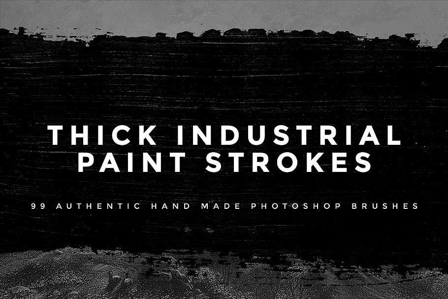 99 Thick Industrial Paint Strokes in Photoshop Brushes - product preview 8