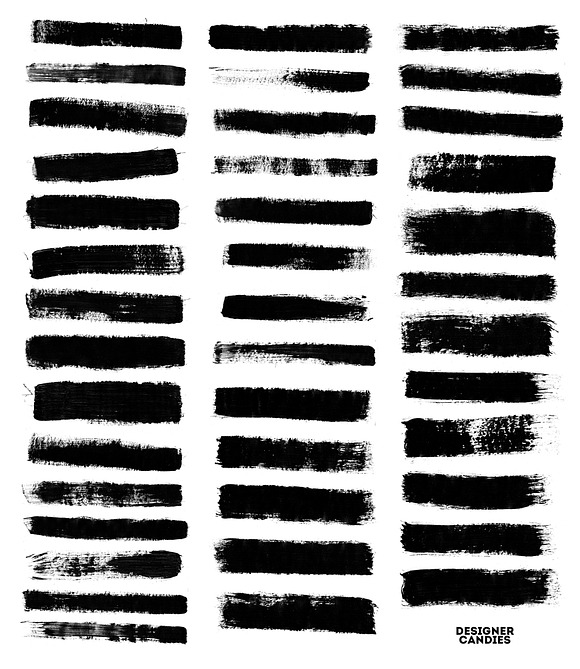 99 Thick Industrial Paint Strokes in Photoshop Brushes - product preview 1