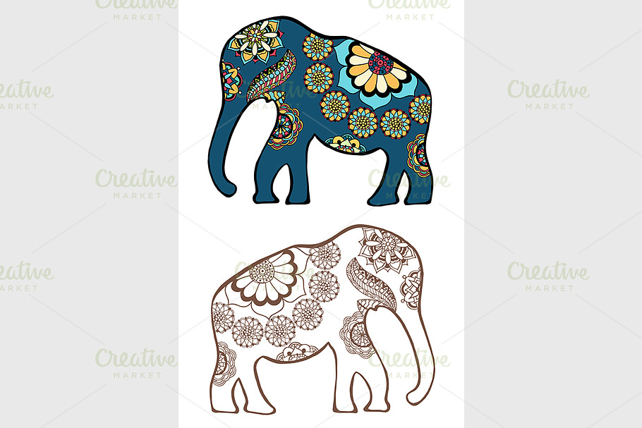 stylized elephant in Graphics - product preview 8