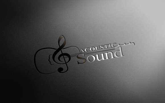 Acoustic Sound in Logo Templates - product preview 1