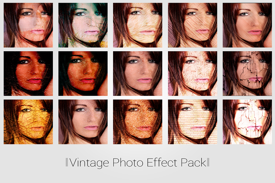 Vintage Overlay Photo Effect in Textures - product preview 8