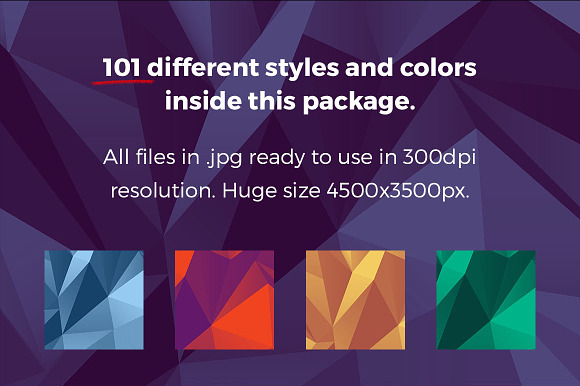 Geometric Triangle Backgrounds 101+ in Textures - product preview 1