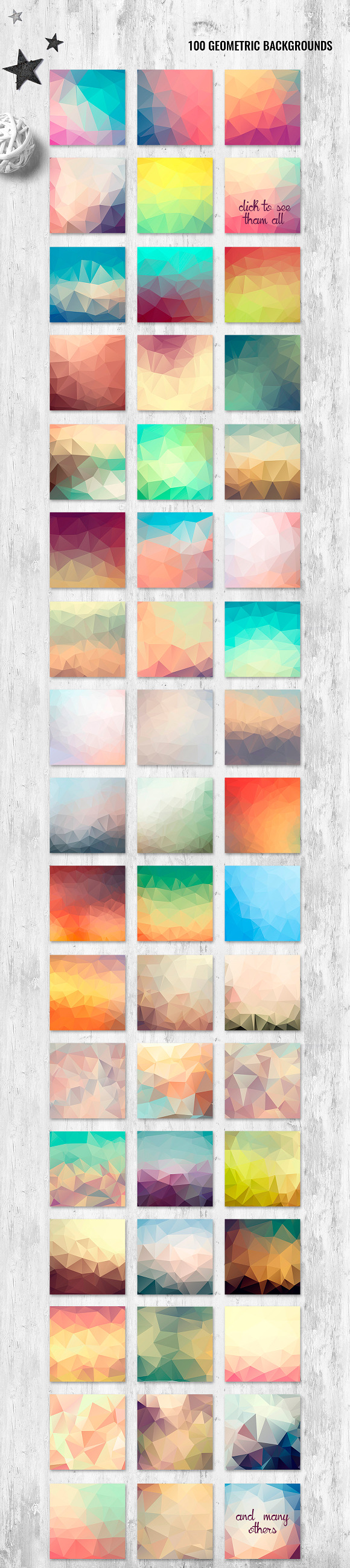 100 BACKGROUNDS IN ONE PACK in Textures - product preview 7