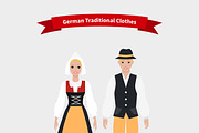 German Traditional Clothes People