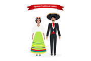 Spanish Traditional Clothes People