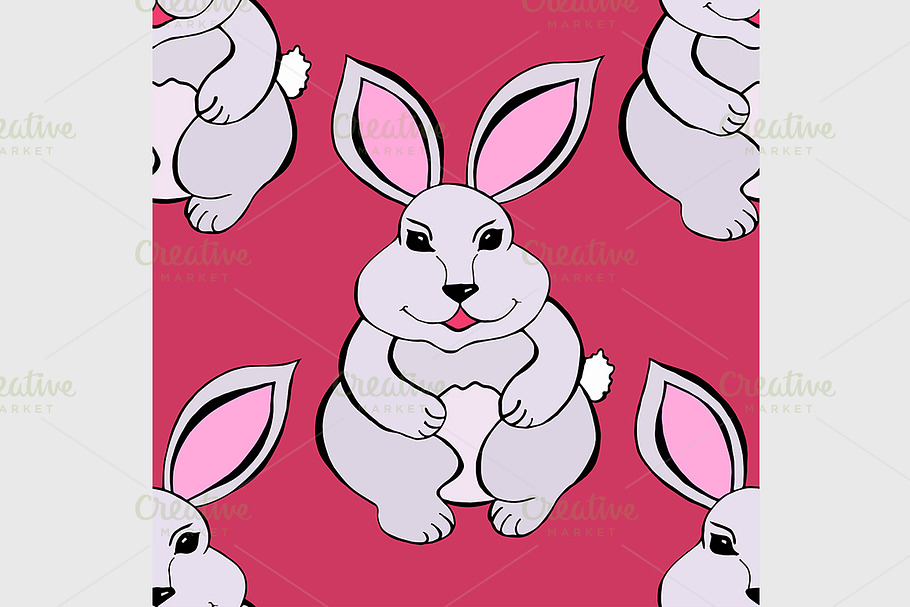 Rabbit sketch in Graphics - product preview 8