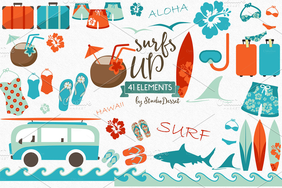 surfs UP in Illustrations - product preview 8